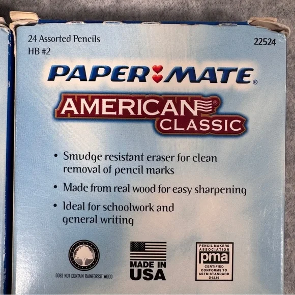 Vintage 2004 American Classic Pencils - Vibrant Assorted Colors & Classic Yellow - Picture 4 of 13